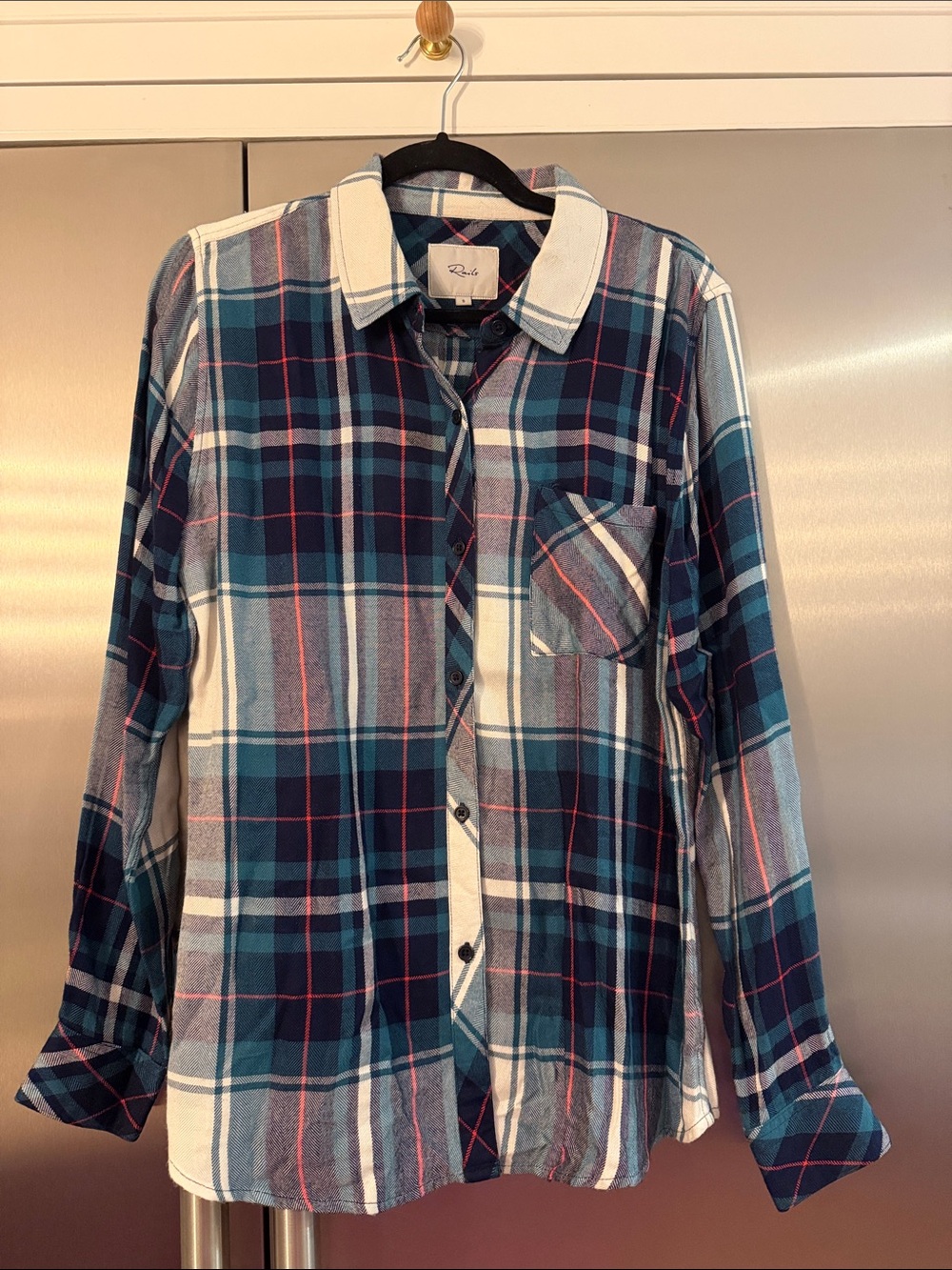 Rails Plaid Hunter Button Down Shirt Size Small